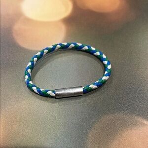 Hermes La Maison Blue and Green Jewelry Bracelet